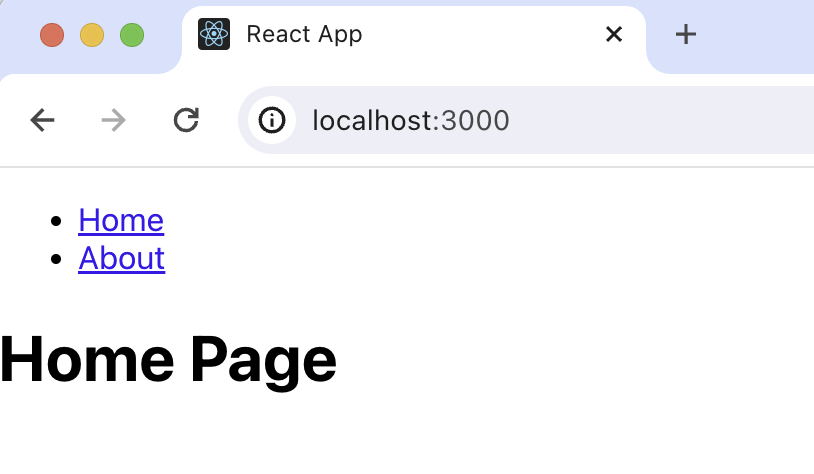 Basic React app