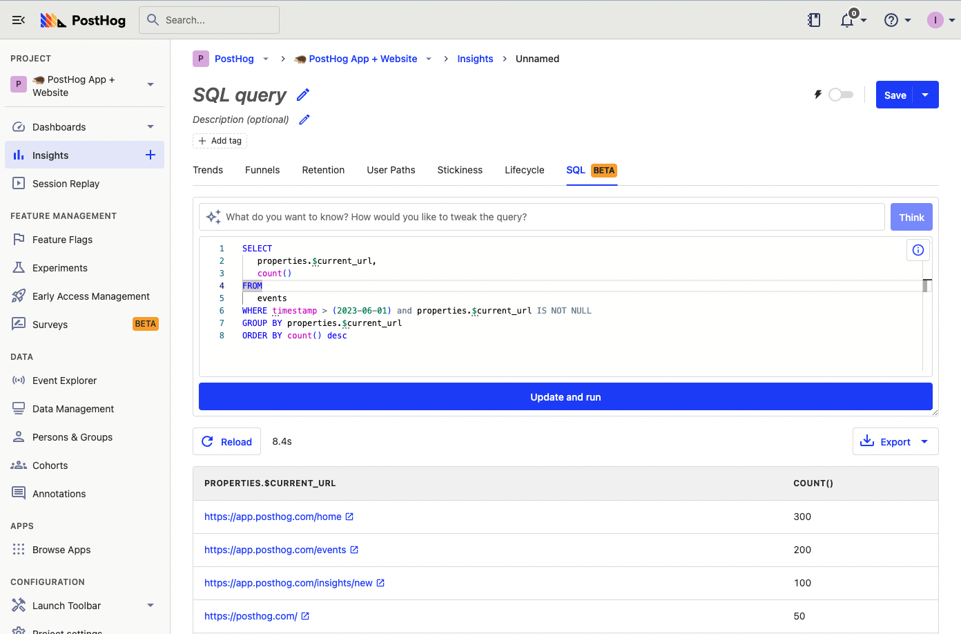 SQL insight